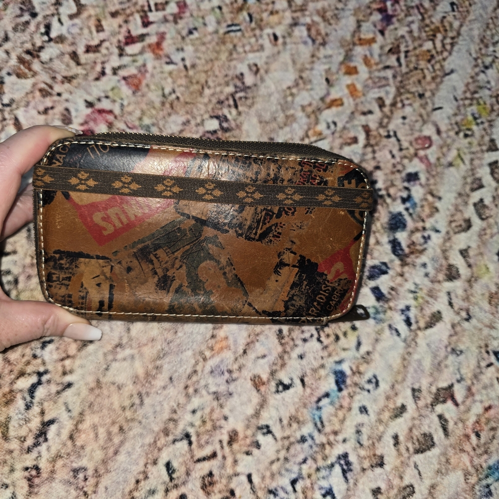 Patricia Nash Vintage Old World Maps Wallet